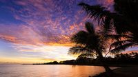 Stunning sunset skies at the Sheraton Samoa Beach Resort