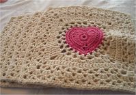 Center heart square: free pattern