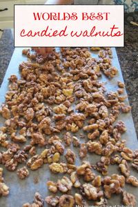 Indulge in the irresistible crunch of our world's best candied walnuts! Elevate your snack game with this easy and delightful recipe that combines the natural goodness of walnuts with a perfect blend of sweetness and spice. Each golden, caramelized nut is a burst of flavor, making these candied walnuts the ideal topping for salads, desserts, or a standalone treat. Try this recipe and let your taste buds embark on a journey of pure satisfaction. Your next favorite snack awaits!