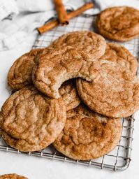 These Snickerdoodle Cookies are made with cream of tartar for a classic snickerdoodle cookie! They are easy to make, coated in a cinnamon sugar mixture, and are oh so soft! rn