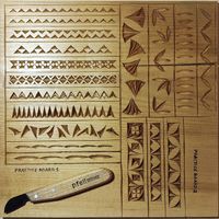 01/05/2024 - Tavola pratica, finitura con cera d'api. Dal libro "Chip Carving - Techniques for carving beautiful patterns by hand" di Daniel Clay. #chipcarving #intagliolegno