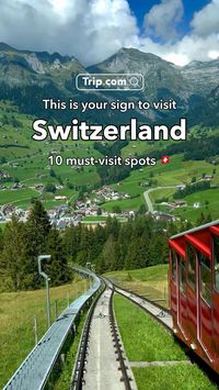 Switzerland is the answer! 🌸🏔  Picture yourself in Grindelwald, surrounded by breathtaking mountains. Explore Kandersteg, wander through Old Town Thun, and soak in the beauty of Lake Zurich. Don't forget to visit Sisikom, Gimmelwald, and Wagitalersee for hidden gems. Switzerland is calling! 🗺✨  ⬆Check my bio for more travel inapirations and deals  Cr:TikTok@Syifa🇨🇭&🇸🇪 TRAVEL BLOG @world.from.my.eyes @Wetravelmiles  #switzerland #tripcom #springtravel #fyp #travelinspo