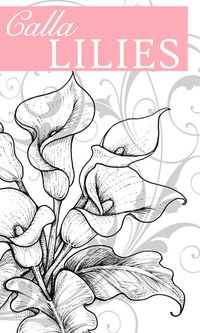 Stamp Happy: Flourishes New Release - Calla Lilies