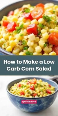 How to Make a Low Carb Corn Salad