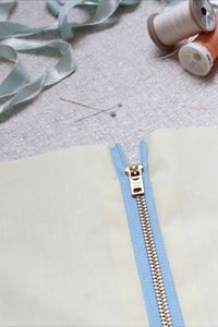 There's a misconception that zippers are hard to sew. While there are many steps, each one is simple and straight forward. It’s just a matter of getting the right order of operations. Follow the step-by-step tutorial on the blog at weallsew.com to learn how to add a modern and fresh detail to any garment.