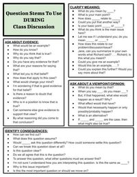 Question Stems for Socratic Seminars and Classroom Discussions by Gold Star ELA