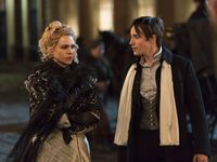 Reeve Carney as Dorian Gray/ Billie Piper as Brona Croft (Lilly) in Penny Dreadful Season 3 ep: Ebb Tide.