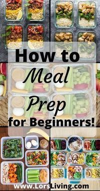 Meal prepping like the pros can be intimated and scary for beginners. This post explains how to meal prep and is designed with a beginner in mind!