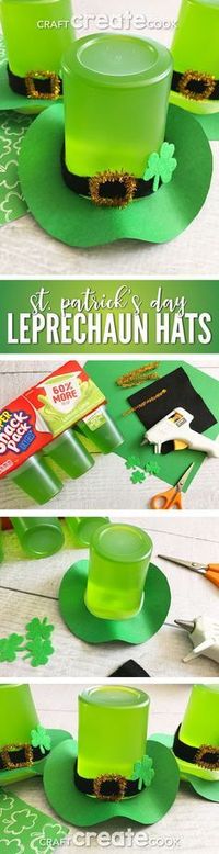 This St. Patrick's Day Treat Leprechaun Hat is the perfect luck of the Irish snack. via /CraftCreatCook1/