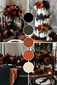 If you are looking for ideas to help you decide on your wedding colors, then check out these 5 beautiful orange fall wedding color palette ideas to help inspire you! | Wedding color schemes | Wedding color palettes | Wedding theme | Wedding theme ideas | Wedding colors | Wedding color inspiration | Wedding color ideas | Wedding themes | Wedding colors unique | Fall wedding color ideas | Winter wedding color ideas | Spring wedding color ideas | Summer wedding color ideas |