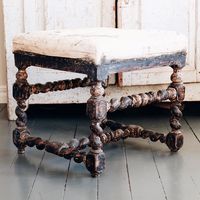 17th century Swedish baroque stools.