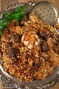 Plov is considered to be the National dish of Uzbekistan and Tajikistan where it called osh. A scrumptious main course for any occasion.