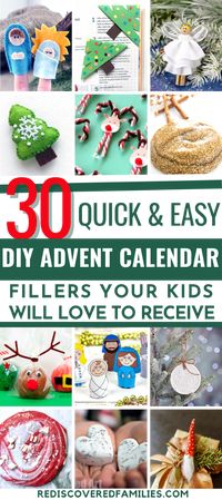 Get inspired with these DIY advent calendar fillers for kids! We've got printables, small toys, ornaments, and more. Get ready to create unforgettable 25 Christmas activities on a budget. Create a cherished holiday tradition for your kids and make the countdown to Christmas unforgettable.