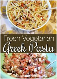 Fresh Vegetarian Greek Pasta – Perfect Summer Recipe