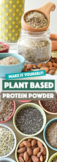 DIY Plant Based Protein Powder - Fork and Beans