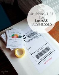 Do you run a small business? Are you trying to save money? Maybe have an Etsy shop? Here are some great shipping tips for small businesses. #shipping #etsy #tips