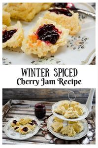 If you want a jam that screams winter comfort, this Winter Spiced Cherry Jam Recipe is the one! It's so good!