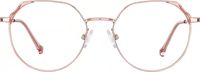 Rose Gold Round Glasses #159719 | Zenni Optical