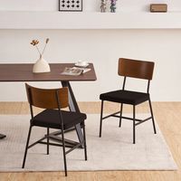 Williston Forge Alajbegu Velvet Upholstered Side Dining Chair with Wood Back | Wayfair.co.uk