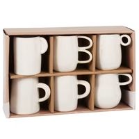 Coffret tasses et soucoupes (x6) en grès multicolore GOYA | Maisons du Monde