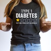 Funny Type 1 Diabetes Shirt, Sarcastic Diabet Shirt, Diabetic Mom Gift, Diabetic Dad Gift, Diabetes Awareness, T1D Shirt, Diabetes Support HOW TO ORDER 1. Check photos for sizing and color options 📏 2. Select size and color from the drop down menus ✨ 3. Add to cart & Place order 🛒 4. Your shirt is now off to production and will be ready for shipment in 1-5 days! 🎁 (Note: Holidays production time may extend - check shop announcement for updates in busier Holiday times) 📏 SHIRT SIZING All shir