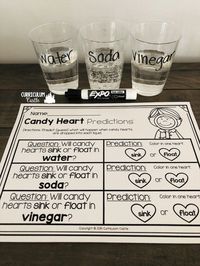 Valentine's Candy Hearts Science