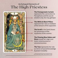 Mariana Louis, M.A. on Instagram: "Good tarot readers know there's something special about the High Priestess. We feel drawn to her, captivated by her, and we all secretly (or not so secretly) strive to embrace that archetype in our spiritual work. And yes, the High Priestess is absolutely about intuition and listening to your inner voice and stepping into your feminine power. But there's so much more. The High Priestess represents one of the most ancient and profound archetypes—The Feminine