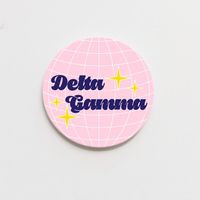 Delta Gamma Greek Disco Button | Etsy