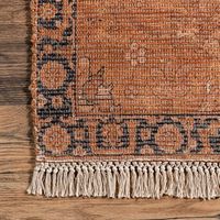 Lauren Liess x Rugs USA Marigold Tasseled Brown Rug