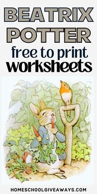 This 9-week poetry study guide will take you through nine poems written by Helen Beatrix Potter. Each week (or longer) your student will study one poem. More details on the blog. Language arts | Language arts worksheets | Language arts activities | Homeschool language arts