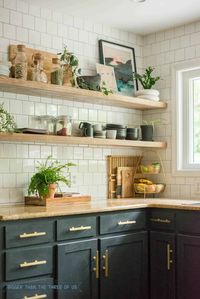 DIY Open Shelving Kitchen | How to Mount a Floating Shelf | How to Hang Heavy Shelves on Drywall | Hanging Kitchen Shelves #heavydutyfloatingshelves #floatingshelving