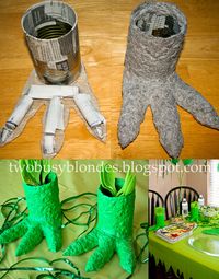 TWO BLONDES Enthusiastically Creating and Crafting EVERYTHING!: Dinosaur {{3in1}} post! Party Ideas ~ PAPER MACHE