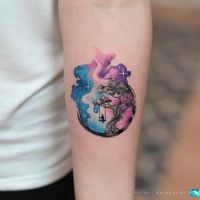 Explosion of Colors: Beautiful Watercolor Tattoos by Koray Karagözler - KickAss Things