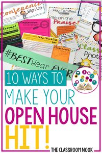 Looking for some great back to school ideas for parent’s night or open house this year! Try one of these 10 ways to make your open house a hit! #openhouse #backtoschool #parentsnight