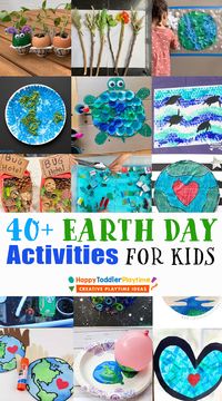 40+ Awesome Earth Day Activities & Crafts for Kids - Happy Toddler Playtime