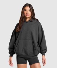 Gymshark Rest Day Sweats Hoodie - Black Marl | Gymshark