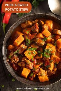 This hearty pork and sweet potato stew is easy to make, flavorful, and even better the next day. It’s perfect for meal prep, guests, or a cozy meal anytime!