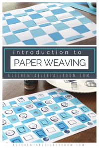 Paper weaving is a simple and inexpensive way to teach young kids the basics of weaving. This can be a tricky skill to teach (and learn) but starting with a few simple tips will help your young artist to be successful!