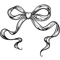 Subtle yet striking, a bow tattoo adds a touch of femininity to any look.