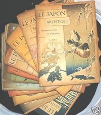 'Le Japon Artistique' - Revista criada por SAMUEL BING e que teve bastante sucesso por deixar os artistas fascinados pelo Japão, pela Arte Oriental.