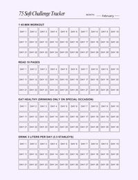 I am finally starting the 75 soft challenge. using this template on my iPad so I can cross off the days as I complete all of the steps. It’s linked so you can save/ change it to fit your challenge 🙂