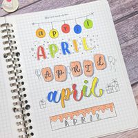 APRIL TITLE IDEA🥰 April 9th is our birthday, looking forward to that day! . . . 🎈Get great deals for washi tapes, pens, brush pens, and much other stationery at our shop. Click the link in bio @stationerypal or visit stationerypal.com