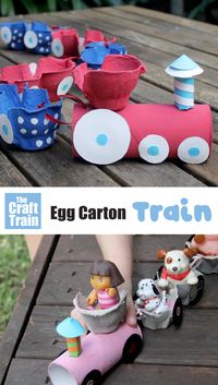 Egg Carton Train - The Craft Train