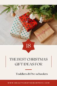 These are the best Christmas gifts toddlers and pre-schoolers will be excited to unwrap on Christmas day. #holidaygiftguide #giftsfortoddlers #bestchristmasgifts