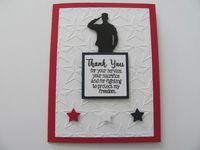 Veteran's Day Card Soldier Thank You Card Military Thank | Etsy