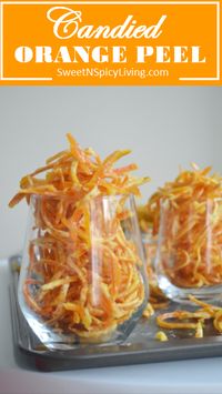 This Candied Orange Peel is a great way to salvage the Orange skin. A perfect fruity sweet treat packed with fresh and natural Orange flavor. They look fancy, but Candied Orange Peel is just Orange peel boiled in sugar syrup and laid out to dry. Once dried, the peel are then rolled into granulated sugar. It you do not mind a bit more extra work, you can have it dipped in melted chocolate too. It’s chocolate coated orange peel, so I would say it is worth the extra time. Go for it!