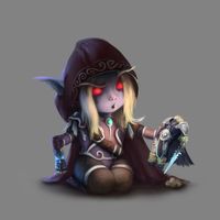 ArtStation - Little Heroes Series - Cute is the new badass, Niki Vaszi. Banshee Queen.