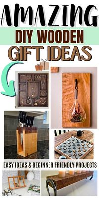 Make their day special with these unique DIY wooden gift ideas. Perfect for any occasion, these DIY wooden gifts range from fantastic DIY wood gifts for him or her to easy, practical DIY wood gifts that are beginner-friendly. Discover the satisfaction of making unique wooden gifts DIY, and explore a variety of easy DIY woodworking projects that will captivate the hearts of your loved ones as DIY crafts ideas and projects. Get ready to craft your way into their memories with these amazing ...