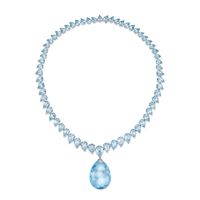 Blue Topaz and Diamond Necklace | Important Jewels | 2023 | Sotheby's