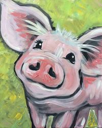 Paint pig picture